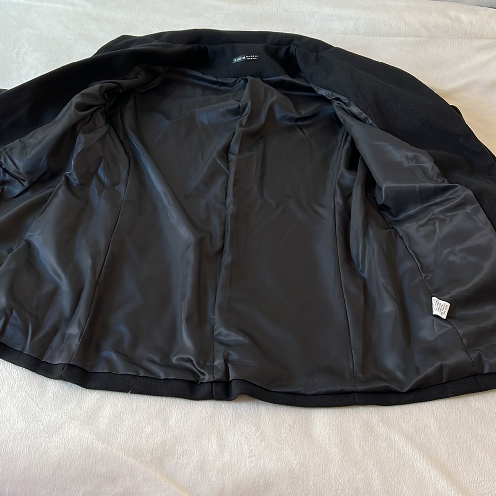 Single Button Wool-Like Blazer Size Medium - image 4